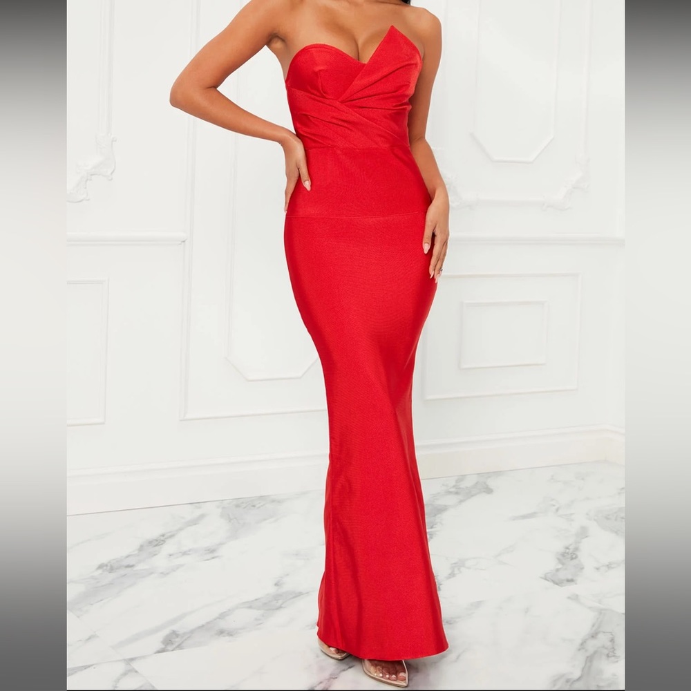 Perfect Affair Bandage Maxi Dress